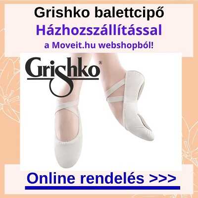 Több méretben és fazonban Grishko balettcipőt rendelhetsz a tánckellék webshopban